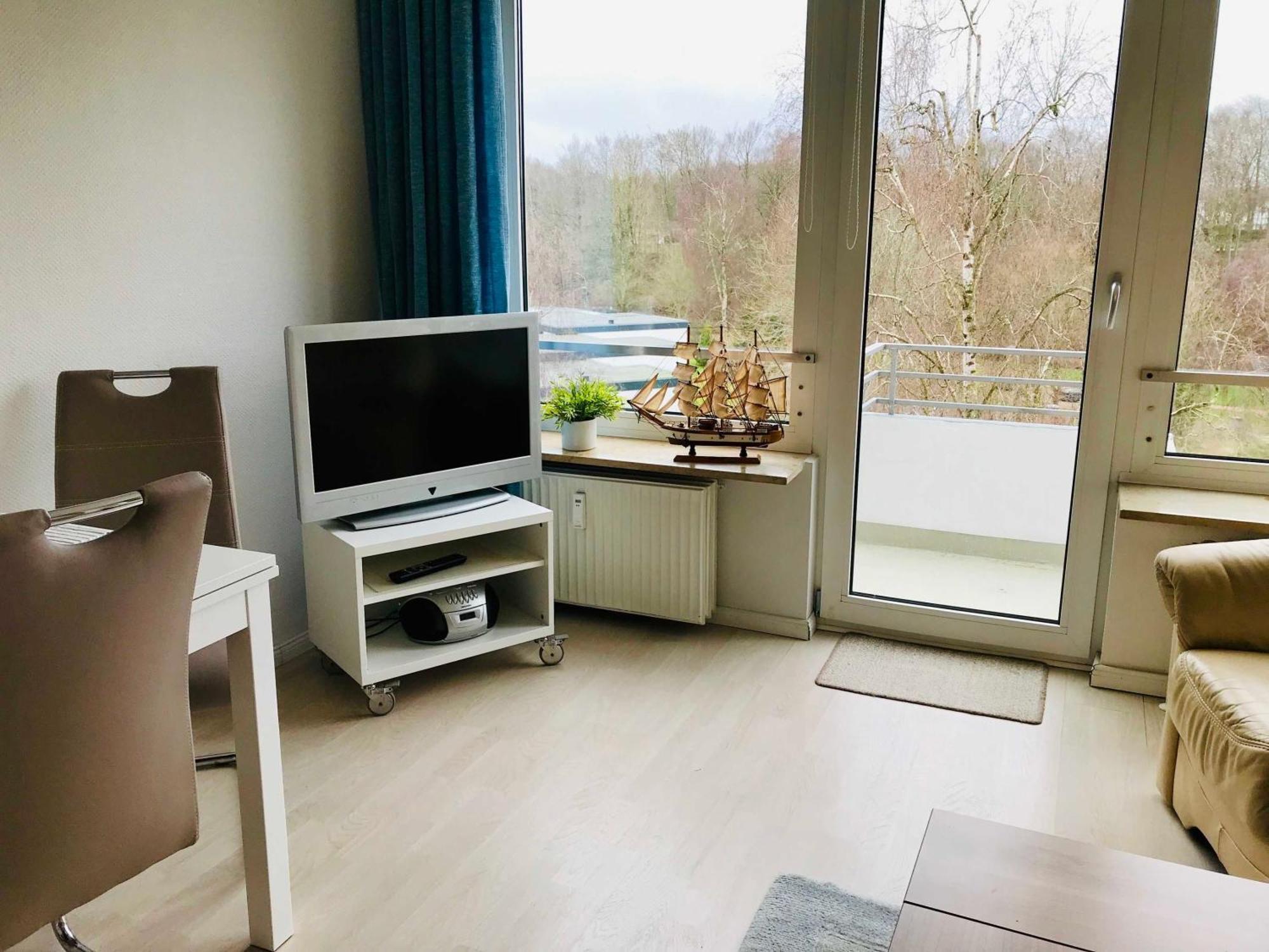 Ferienwohnung Skowronek Am Kurpark Gluecksburg Exterior photo